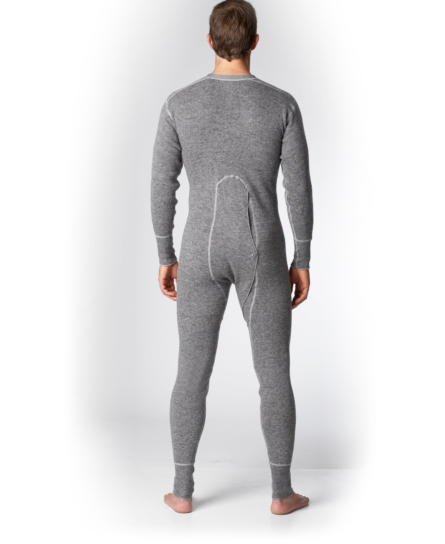 Men's Heavy Weight Wool Onesie