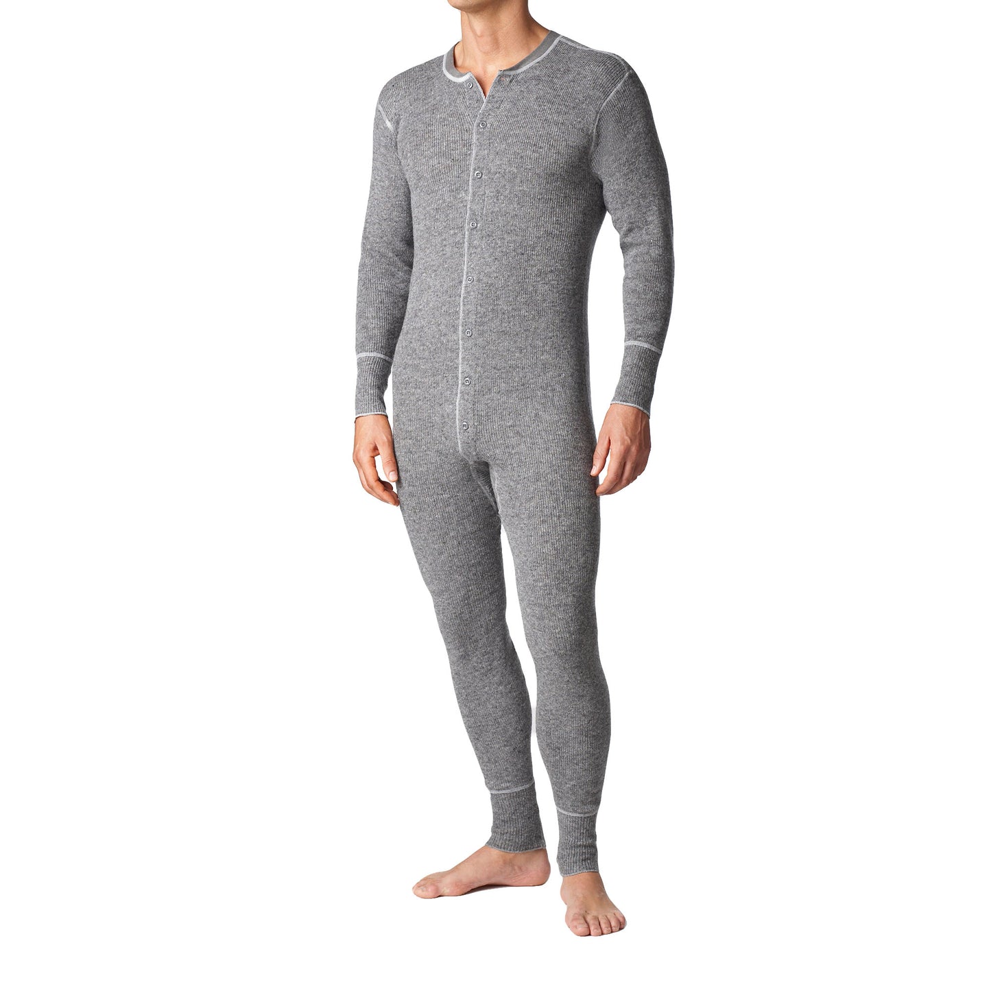 Men's Heavy Weight Wool Onesie