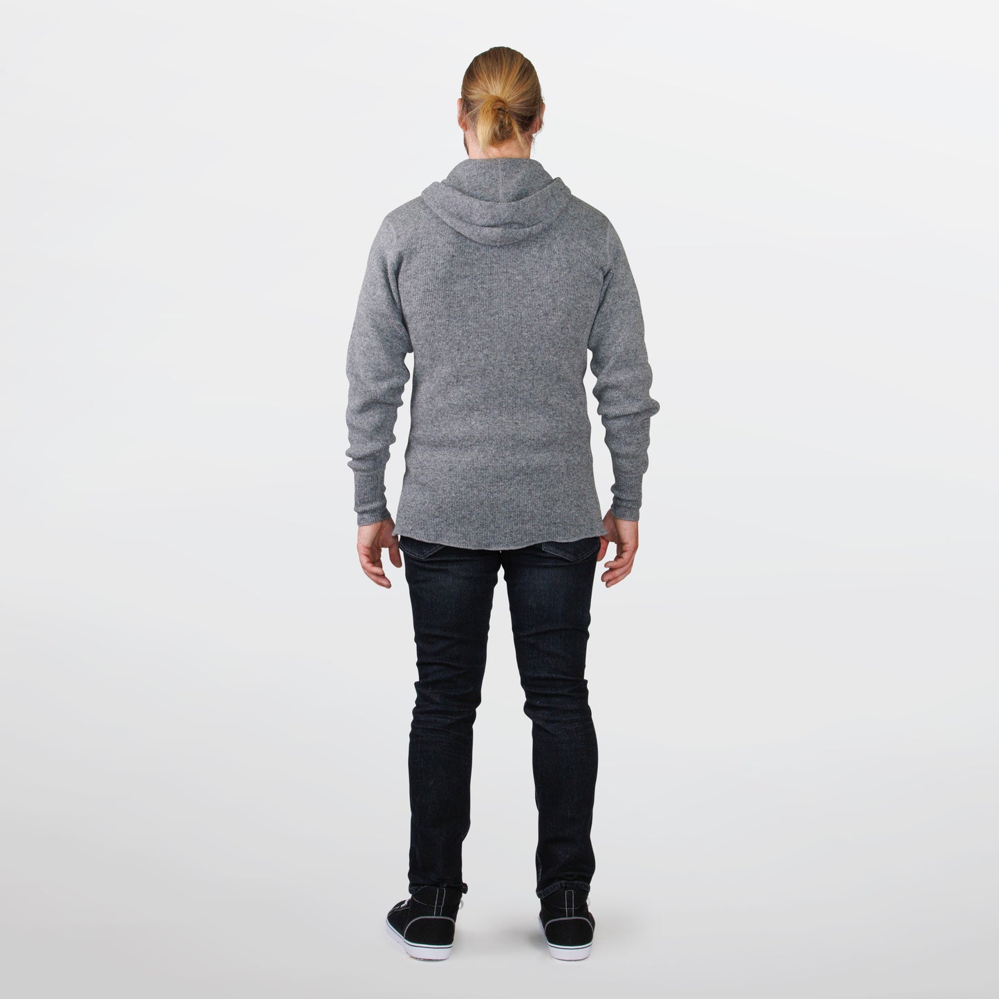 Heritage Heavy Wool Henley With Hood